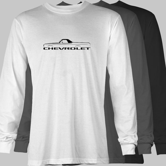 68-70 Chevrolet El Camino Long Sleeve T-Shirt - ss chevelle nova impala camaro - Picture 1 of 5
